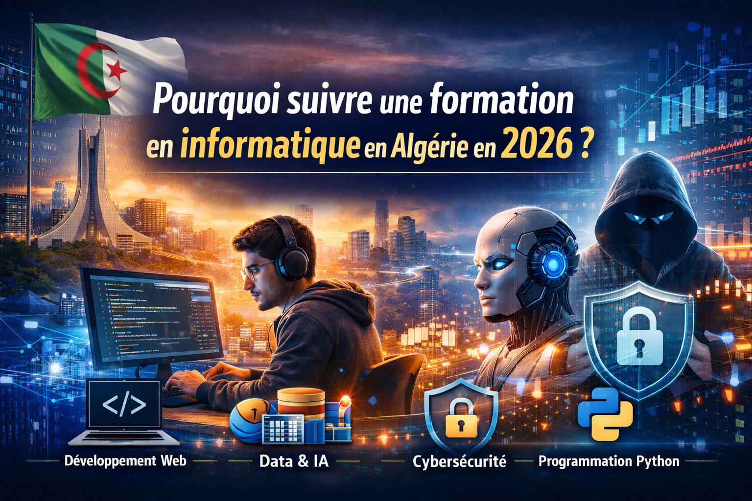 Pourquoi suivre une formation en informatique en Algérie en 2026 ?