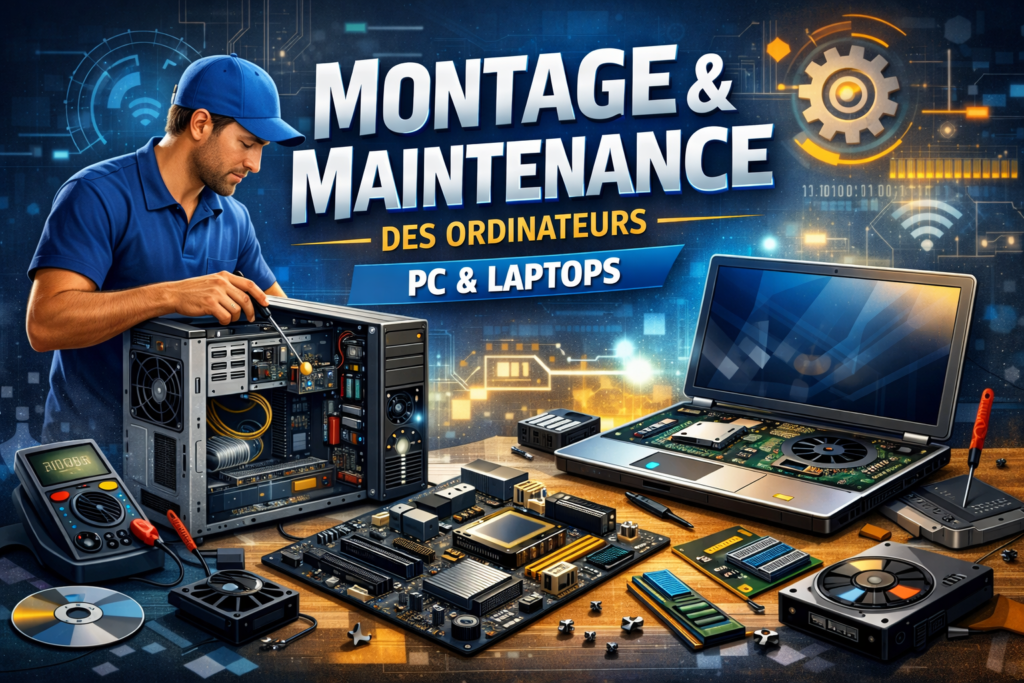 formation maintenance informatique PC et laptop