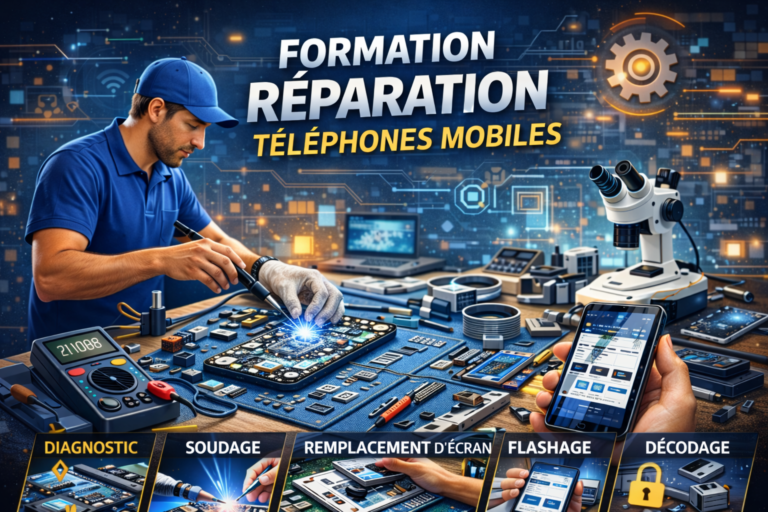 formation réparation téléphone mobile smartphone
